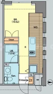 アーデンタワー南堀江【11階】の間取り