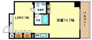 アーデンタワー南堀江【8階】の間取り