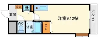 ビスタ江坂南【7階】の間取り