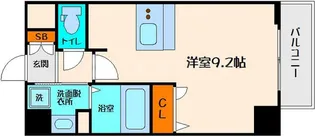 プレサンスOSAKA江坂【5階】の間取り
