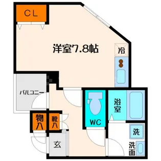 アリビオ都島【0205号室】の間取り