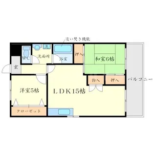セントポーリア東豊中【5階】の間取り