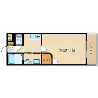 グレイスパルコート【3階】の間取り