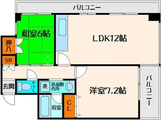 メゾン・ド・ノブレ【10階】の間取り