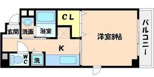 カラコレス穂波【4階】の間取り