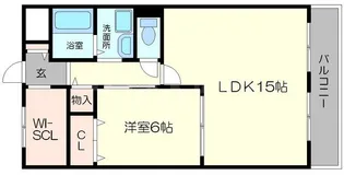 クレアメゾン千里【5階】の間取り