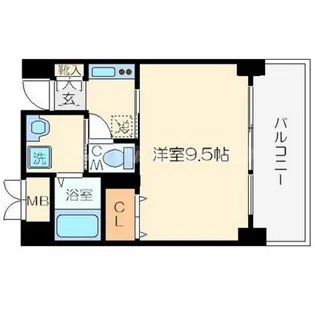 ウィスタリア京橋【6階】の間取り