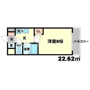 K緑地【4階】の間取り