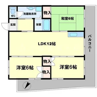 メゾン・ド・アルジャン【5階】の間取り