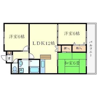 ロイヤルグレイスヴィラ【6階】の間取り