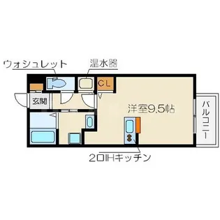 新森グリーンハイツ【1階】の間取り