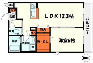 へーベルメゾン東郷A【1階】の間取り