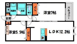 パストーンココ【3階】の間取り