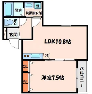 フジパレス守口Ⅴ番館【1階】の間取り