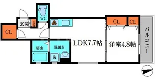 ラモーナ橋波西之町【3階】の間取り