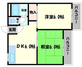 大丸マンション【4階】の間取り
