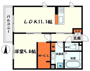 サンドミール高瀬【2階】の間取り