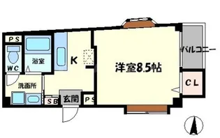 メゾンバニNO3【1階】の間取り