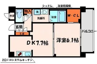 ボナール門真【2階】の間取り