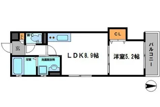 セレニティ八雲北町【1階】の間取り