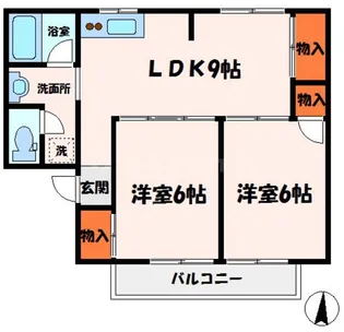 K.メゾン・シャルマン【1階】の間取り