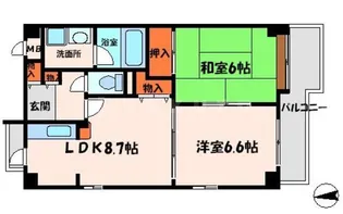 エーデルハイム【1階】の間取り