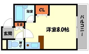 レナジア大和田【3階】の間取り