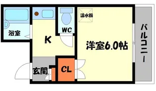 サンティール太子橋駅前【5階】の間取り