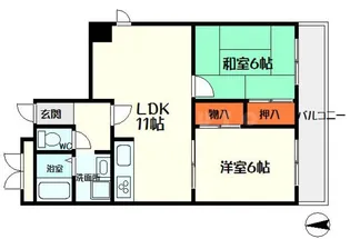 CASA SOLAR【3階】の間取り
