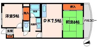 リビエール日向【3階】の間取り