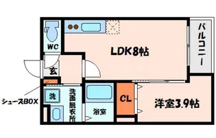 Elever 門真【2階】の間取り