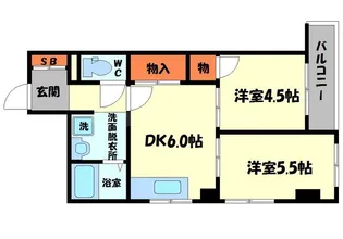 サバービア【2階】の間取り