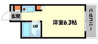 ビアリッツ守口【4階】の間取り
