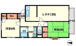 泉美ハイツ【1階】の間取り