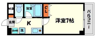 グラシアス中島【2階】の間取り