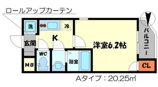 CottageDainichi Ⅱ【2階】の間取り