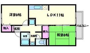 エスポワール21【1階】の間取り