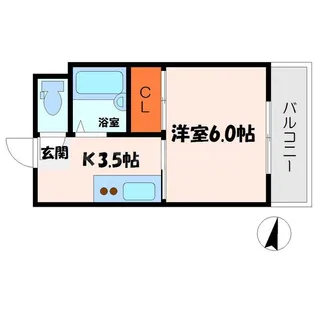 トマトハイツ【4階】の間取り