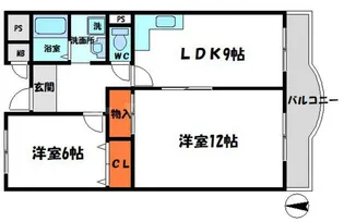 ピュアネスDoi【3階】の間取り