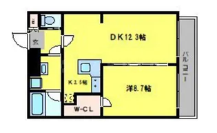ARTISTA円町ドゥーエ【3階】の間取り