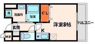 シャペロンヒナタ【2階】の間取り