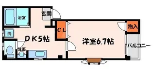 ラリンピア【3階】の間取り