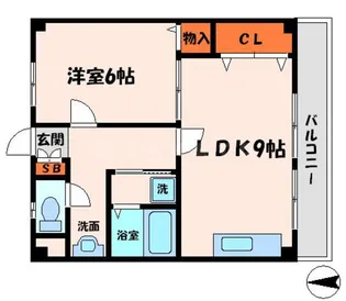 ザ・テラス壱番館【3階】の間取り
