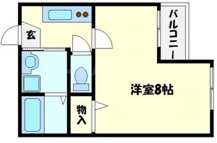アークリード四条油小路【3階】の間取り