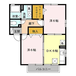 公園通り I/II/III【2階】の間取り