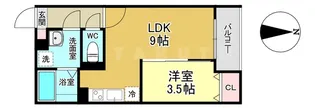 大阪府豊中市豊南町東3丁目【アパート】の間取り