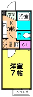 CENTRAGE松戸【1階】の間取り