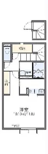レオネクストRUI【202号室】の間取り