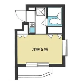 シルク宮崎台【209号室】の間取り