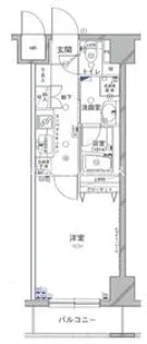 グリフィン横浜・山下公園弐番館【5階】の間取り
